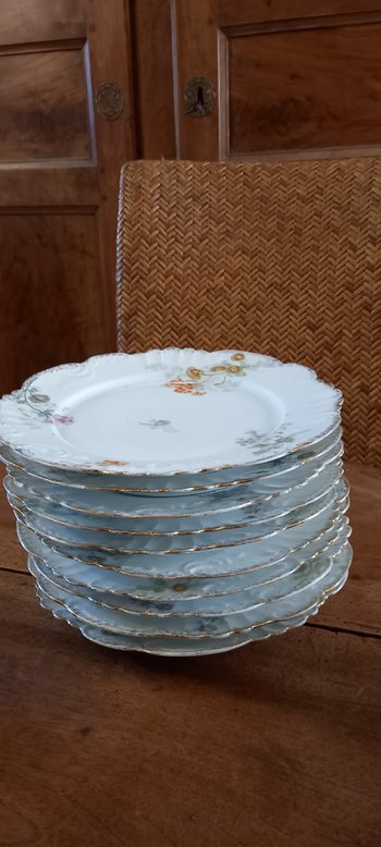 table service porcelain of Limoges XXth