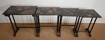 Set von 4 Gigognes Tables, Napoleon III Geschmack - Ende XIX.