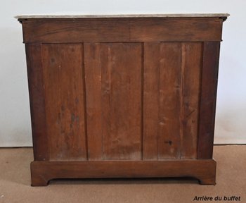 Sideboard in burr cedar, Napoleon III period - Mid 19th century