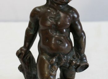 Bronzo di Bacco bambino, di E. Pasteur - XIX secolo