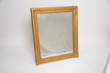 Antique mercury gilt mirror