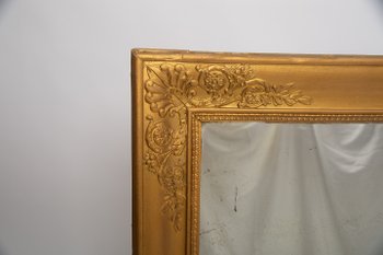 Antique mercury gilt mirror