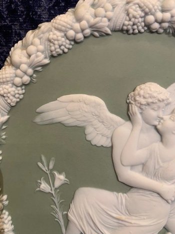 Coppia di piatti Wedgwood periodo Napoleone III