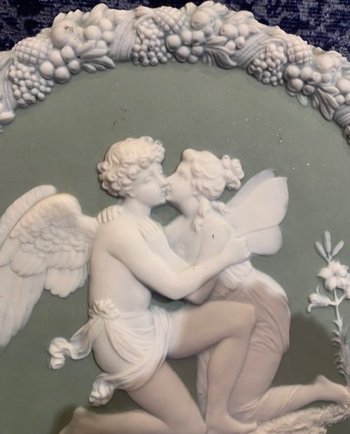 Coppia di piatti Wedgwood periodo Napoleone III