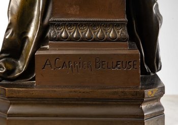 Bronzefigur Melodie von Albert Ernest Carrier Belleuse