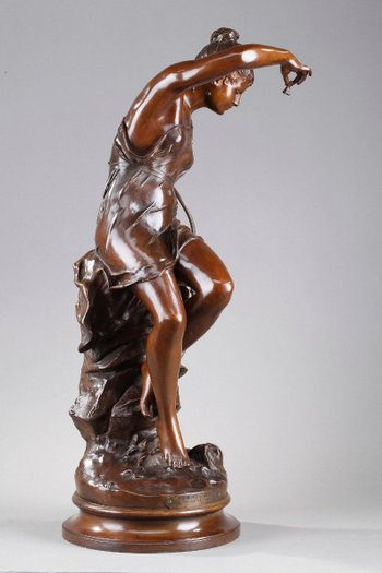 "NYMPH OF DIANE" IN BRONZE, AFTER LUCIE SIGNORET-LEDIEU