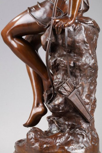 "NYMPH OF DIANE" IN BRONZE, AFTER LUCIE SIGNORET-LEDIEU