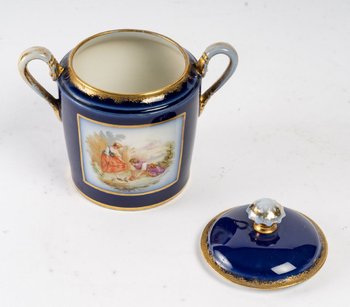 Porcelain Coffee Set In The Taste Of Sèvres