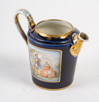 Porcelain Coffee Set In The Taste Of Sèvres