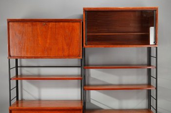 1960's Scandinavian Wooden Bookcase Shelf