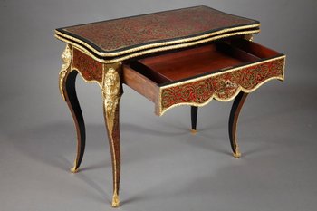 Boulle Marquetry Game Console Table