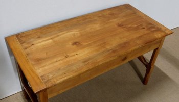 Rectangular table in solid cherry wood - Mid 19th century