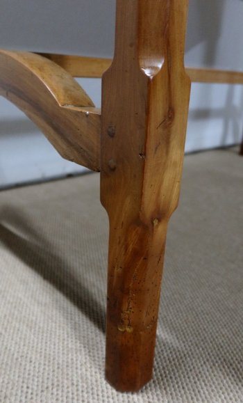 Rectangular table in solid cherry wood - Mid 19th century