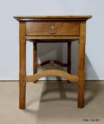 Rectangular table in solid cherry wood - Mid 19th century