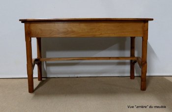 Rectangular table in solid cherry wood - Mid 19th century