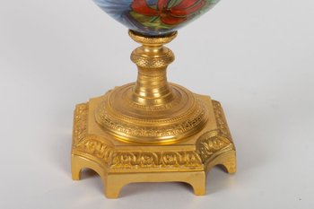 Art Nouveau Soliflore Vase, with Women And Flowers, 1900's