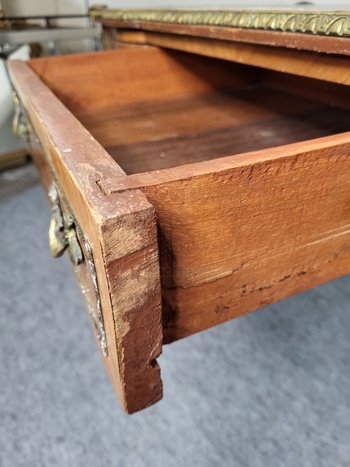 Desk in marquetry of wood Louis XV style period XIXeme