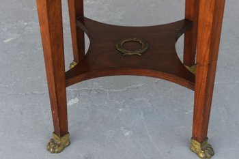 Empire Style Salon Mahogany And Gilt Bronze Nineteenth