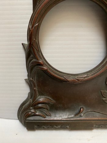 FRAME IN CAST BRONZE WITH PATINA