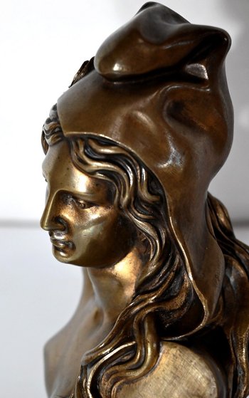 Bust of Marianne in Bronze - Early XXth century