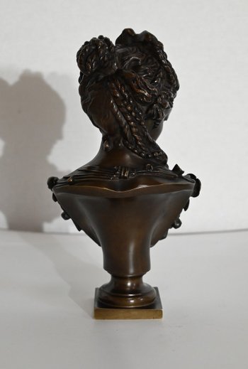 Bronzo, busto di donna - Fine XIX secolo