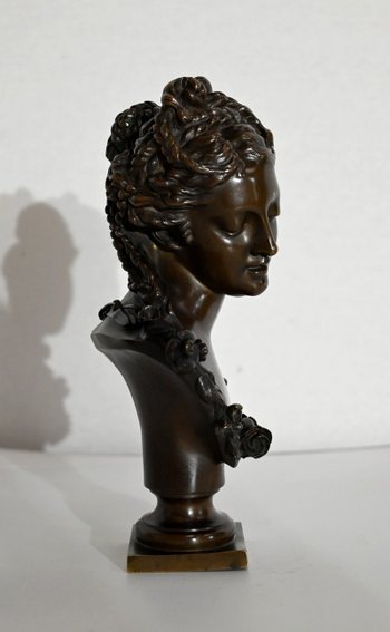 Bronzo, busto di donna - Fine XIX secolo