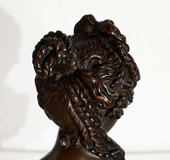 Bronzo, busto di donna - Fine XIX secolo