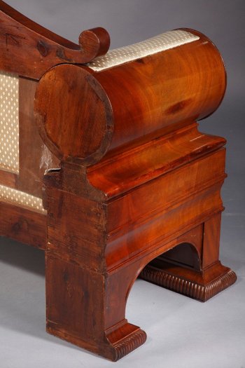 Biedermeier Mahogany Sofa, Austria 1830