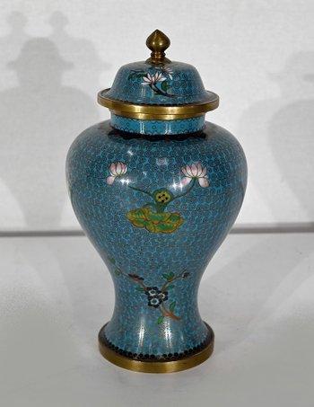 Potiche en Émaux cloisonnés et Bronze, Japon – Fin XIXe