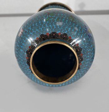 Potiche en Émaux cloisonnés et Bronze, Japon – Fin XIXe