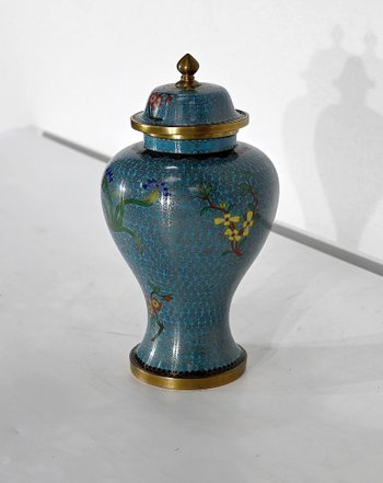 Potiche en Émaux cloisonnés et Bronze, Japon – Fin XIXe