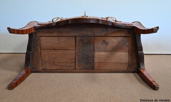 Sauteuse chest of drawers, Louis XV style - 2nd half XIXth century