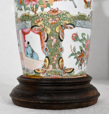 Pair of Baluster Vases in Chinese Porcelain - Late 19th century