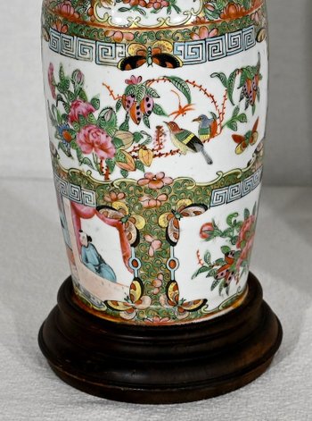 Pair of Baluster Vases in Chinese Porcelain - Late 19th century