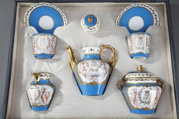 Tea Set, With Sèvres And Chateau Des Tuileries Marks