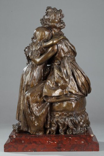 Bronze After the Self-Portrait Of Madame Vigée-lebrun With Her Daughter, Julie