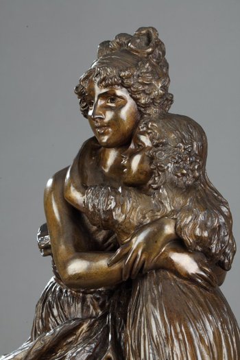 Bronze After the Self-Portrait Of Madame Vigée-lebrun With Her Daughter, Julie