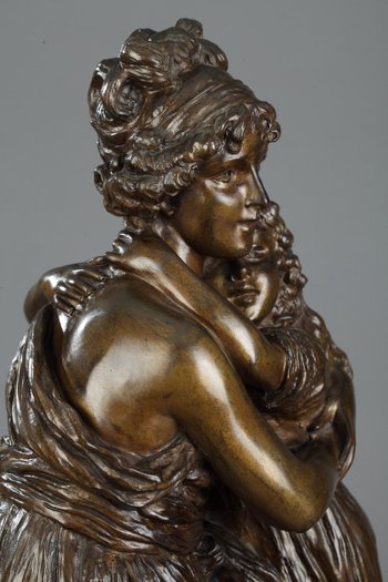 Bronze After the Self-Portrait Of Madame Vigée-lebrun With Her Daughter, Julie