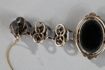 Gold Bracelet With Micro-Mosaic Medallions