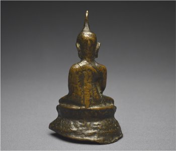 Laos, 18th - 19th century, bronze Buddha in meditation position