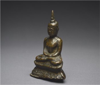 Laos, 18th - 19th century, bronze Buddha in meditation position