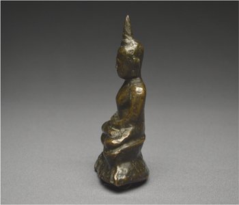 Laos, 18th - 19th century, bronze Buddha in meditation position