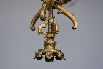             Napoleon III Gilt Bronze Baby Chandelier