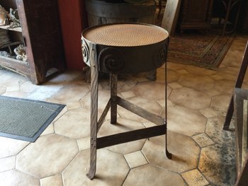 Art deco pedestal table