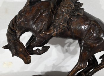 Bronzo "Il cavallo rampante" - Inizio XX secolo