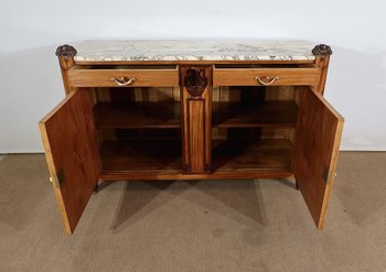 Blond mahogany sideboard from Ceylon, Art Deco - Early XXth century