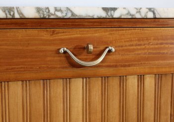 Blond mahogany sideboard from Ceylon, Art Deco - Early XXth century