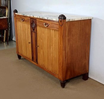 Credenza in mogano Ceylon biondo, Art Déco - Inizio XX secolo