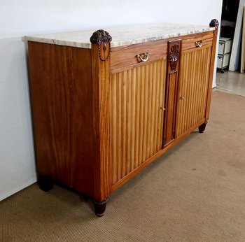 Blond mahogany sideboard from Ceylon, Art Deco - Early XXth century