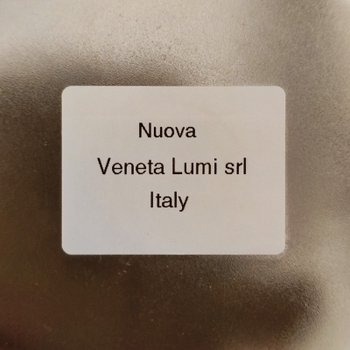 1970 Bellissima coppia di lampade da tavolo White Eyeball di Veneta Lumi. Prodotto in Italia